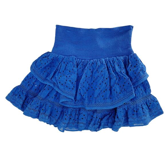 RAMY BROOK Skirt NEW Size XXS Umbra Skirt Cobalt Blue $225 - Picture 3 of 3